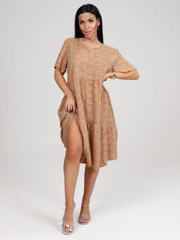 13 ПЛАТЬЕ ЖЕНСКОЕ (Бежевый) - А-дина фото 2