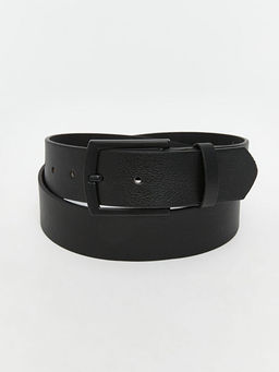 Deri G?r?n?ml? Erkek Kemer