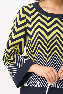 Костюм Aira Style 24126 лимонно-синий