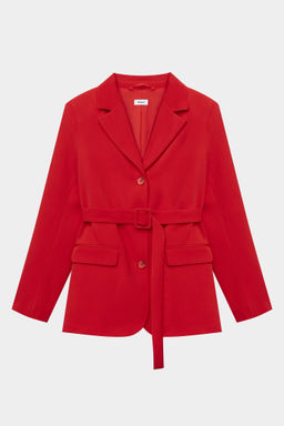 Жакет прямого кроя со съемным поясом - Mollis фото 9