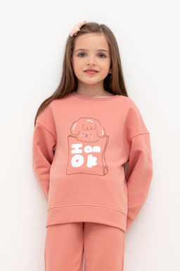 Crockid _ КР 302248/персиковая карамель к429 джемпер для дев