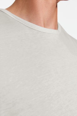 TRENDYOL MAN Siyah Basic Regular/Normal Kesim %100 Pamuk Kolsuz Atlet/T-Shirt TMNSS20AL0067 - Trendyolmilla фото 4