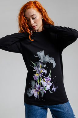 8527 футболка с дл.рукавом унисекс - Натали фото 2