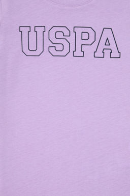 Базовая футболка сиреневого цвета для мальчика - U.s. polo assn фото 3