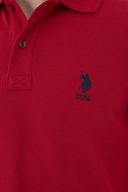 U. S. Polo Assn / Мужская красная базовая футболка - U.s. polo assn фото 7