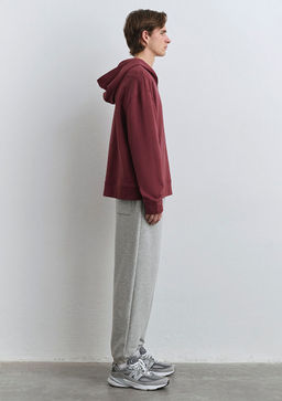 Mavi Patch Logo Kapusonlu Bordo Sweatshirt  фото 5