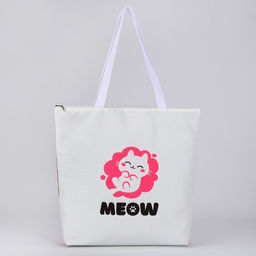 Сумка-шопер Meow на молнии, 37*32*10см - Nazamok фото 7