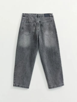 Джинсы baggy fit с эффектом стирки / Zarina  фото 8