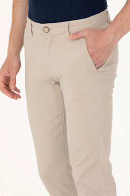 Мужские бежевые брюки из плотной ткани - U.s. polo assn фото 6