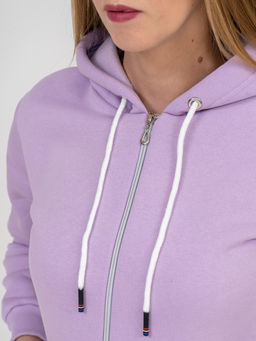 Толстовка женская Гамма на молнии лаванда