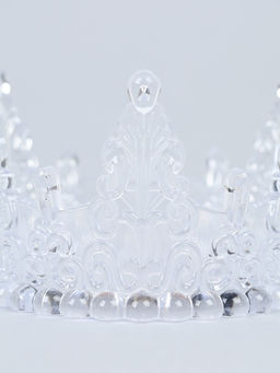 Корона для торта «Хрусталь», цвет белый