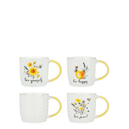 Кружка 355 мл MILLIMI Пчелки, фарфор арт. 806-514 - Полимербыт фото 2