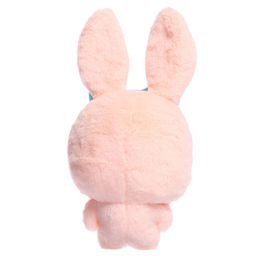 Мягкая игрушка Зайка, с бантиком, 20 см, персиковая - Simaland фото 3