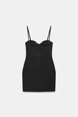 VESTIDO CORTO TIRANTES / Negro - Zara фото 7