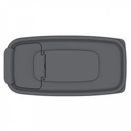 Контейнер для сыпучих продуктов 1л, 17х8,5х10,5см, полипропилен, графит (Россия) - Домашняя мода фото 3