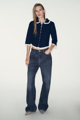 WOOL SKIRT WITH RUFFLED HEM - Zara фото 8