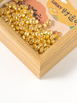 Сувенир панно в раме "Золотые слитки - Счастливчик" 3х12,3х17,2 см