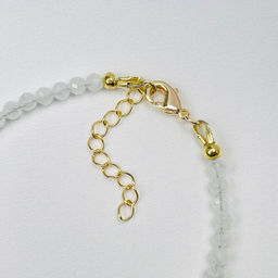 Браслет из Лунного камня и Лепидолита - Радуга самоцветов фото 4