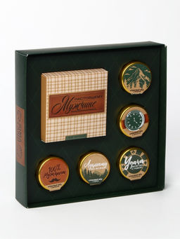 Подарочный набор Настоящему мужчине: крем-мёд, чай - Фабрика счастья фото 6