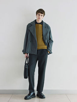 Bisiklet Yaka Erkek Triko Kazak