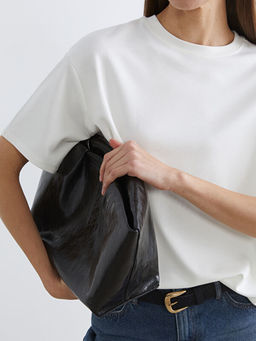 Bisiklet Yaka Oversize Kad?n Ti??rt