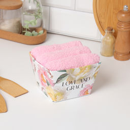 Набор полотенец Этель Love and grace 35х50 см - 3 шт, 100% хл, махра 340 г/м2  фото 8