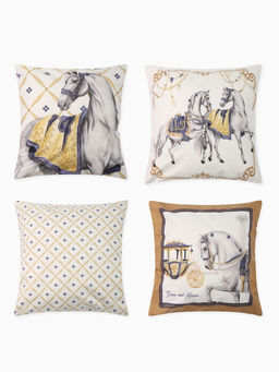 Набор декоративных наволочек «Этель. Grace and elegance», 40×40 см, 4 шт., велюр