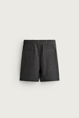 BERMUDA RELAXED FIT RELIEVE / Gris Antracita - Zara фото 5