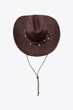 WOVEN COWBOY HAT