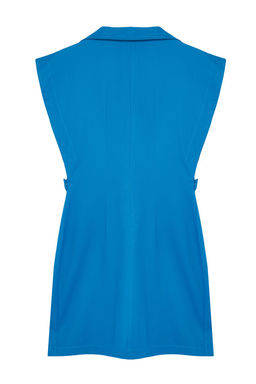 TRENDYOLMILLA Ekru Dugme Detayl? Gabardin Mini Dokuma Gomlek Elbise TWOSS22EL2970 фото 27