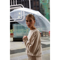 Костюм женский (джемпер, брюки) MINAKU: Casual Collection, бежевый, размер 42 (рост 170 см)