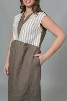 Платье  100% лен