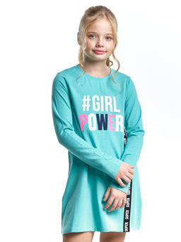 Платье для девочки UD 6346 бирюза