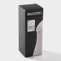 Ваза для цветов Magistro «Бланш», 7×18.5 см, фарфор, белая