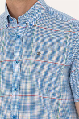U. S. Polo Assn Мужская рубашка Saks с коротким рукавом - U.s. polo assn фото 14