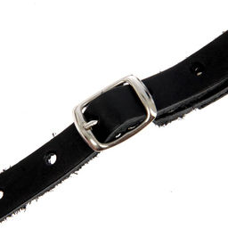 Намордник кожаный сетчатый с перемычкой №2,доберман,(длина по носу 9,5см, обхват морды 28см), 161347 - Пижон фото 3