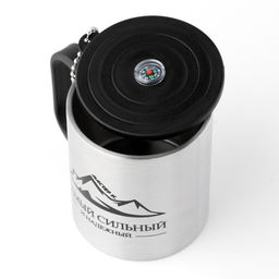 Термокружка Сильному и надежному, 180 мл, с компасом