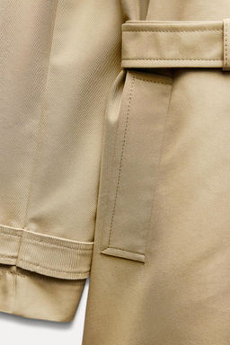DOUBLE-BREASTED TRENCH COAT WITH BELT - Zara фото 6