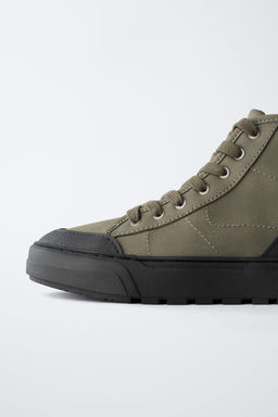 TECHNICAL HIGH-TOP SNEAKERS - Zara фото 6