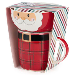 НАБОР ПОСУДЫ LEFARD САНТА 2 ПР. (КРУЖКА 355 МЛ, САЛАТНИК 12,5 СМ)  фото 4