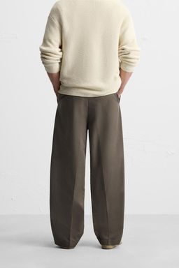 BELTED PLEATED TROUSERS - Zara фото 3