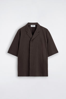 CAMISA SEERSUCKER DE MANGA CORTA