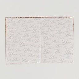 Папка для свидетельства о заключении брака Мрамор с блестками, А5 - Долго и счастливо фото 3