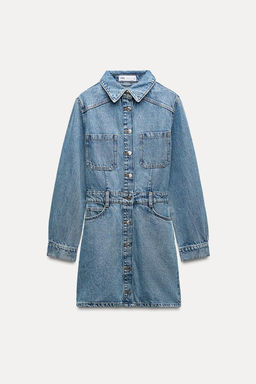 Z1975 DENIM MINI DRESS - Zara фото 5
