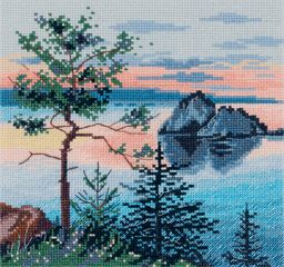 Набор для вышивания PANNA PS-7340 На берегу Байкала 16.5 х 16.5 см