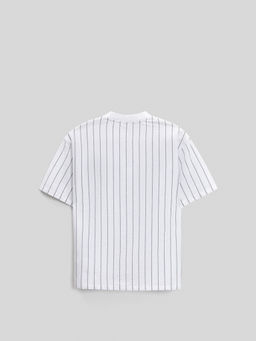 ACOOLA / Сорочка верхняя детская для мальчиков Ferhado сине-белая полоска  фото 2