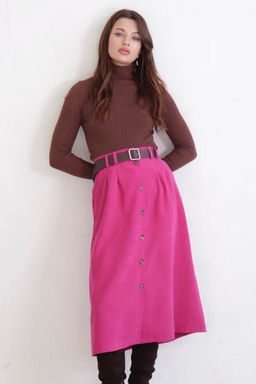 Юбка на пуговицах длины миди - Martichelli фото 37