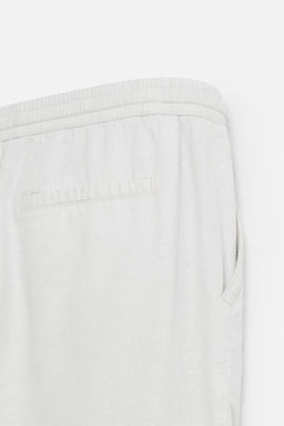 COTTON-LINEN RELAXED FIT TROUSERS - Zara фото 36
