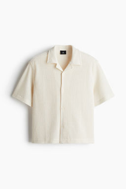 Camisa resort gofrada Loose Fit