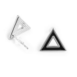 Zlatka Швензы FMK-H14 12 x 14 мм 5 х 2 шт 02 под серебро, чёрный